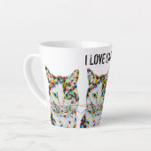 キャッカラフルトラテマグ カフェラテマグ (左アングル)