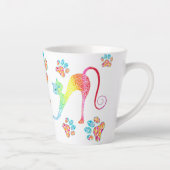 キャッカラフルトラテマグ カフェラテマグ (右)