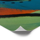 キャッカラフルト抽象芸術 ポスター (角)