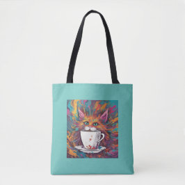 キャッカラフルト（カップ付き）トート トートバッグ