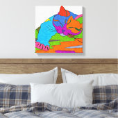 キャッカラフルト キャンバスプリント (インサイチュ (寝室))