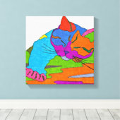 キャッカラフルト キャンバスプリント (インサイチュ (ウッドフロア))