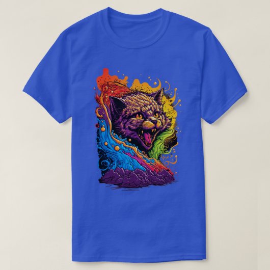 キャッカラフルト Tシャツ (デザイン正面)