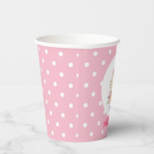 キャッガーリートユニコーンカティコーンミョーグ誕生日 紙コップ (右)