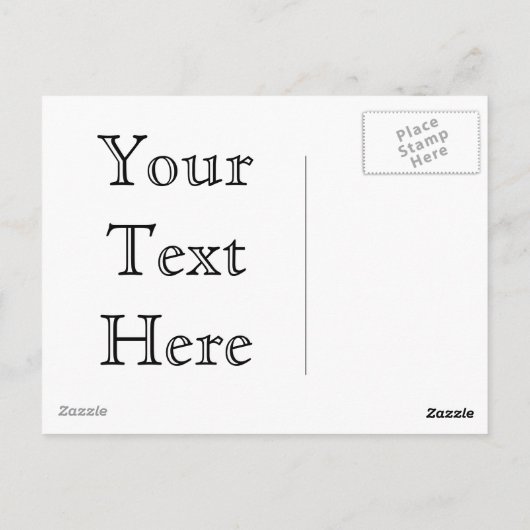 キャックールトカスタム感謝はがき ポストカード (裏面)