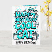 キャックールトシアンシェード誕生日カード カード (黄色い花)