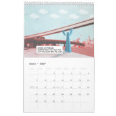 キャックールトブルー2025 カレンダー (3月 2027)