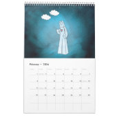 キャックールトブルー2025 カレンダー (2月 2026)