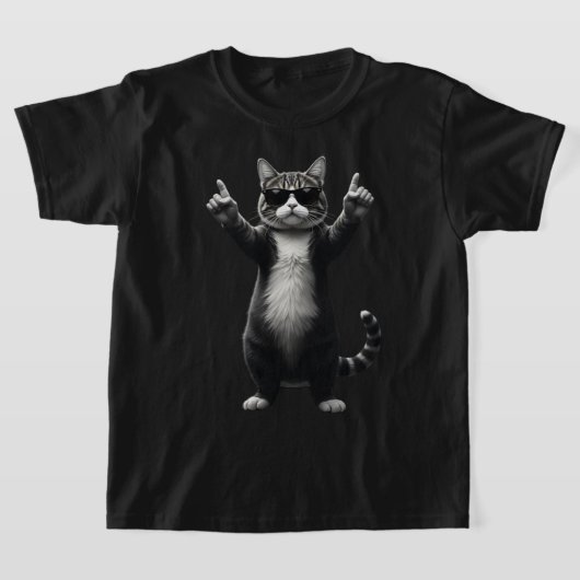 キャックールトロックダンサーティー | 動物おもしろい音楽ギフト Tシャツ (レイダウン)