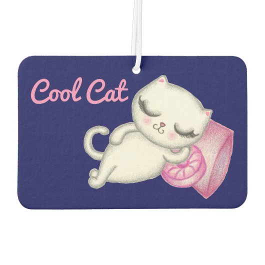 キャックールト空気清浄機 カーエアーフレッシュナー (裏面)