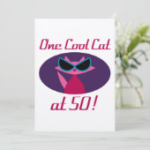 キャックールト50誕生日 カード (スタンド正面)