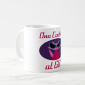 キャックールト60誕生日 コーヒーマグカップ (正面左)