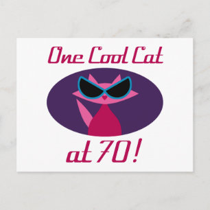 キャックールト70誕生日 ポストカード