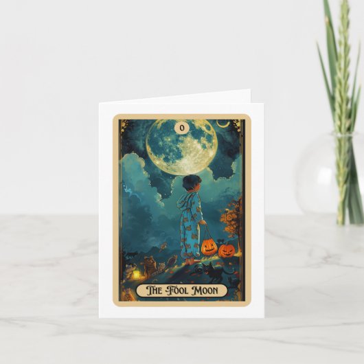 キャック、つまり、ブー、ダック、トリック・オア・トリート、 spooky ハロウィン カード (正面)