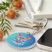 キャッサイケデリックトキーチェーンフォブ キーホルダー (正面右)