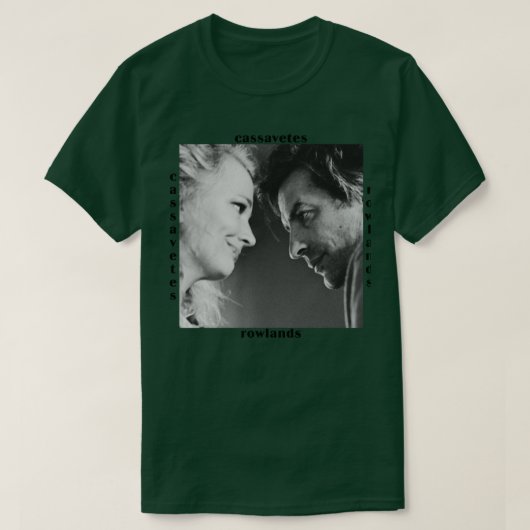 キャッサヴェテスとローランズ Tシャツ (デザイン正面)
