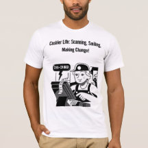 キャッシャーの生活：スキャン、笑顔、変更を行う