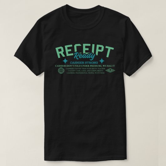 キャッシャーストロング Tシャツ (デザイン正面)