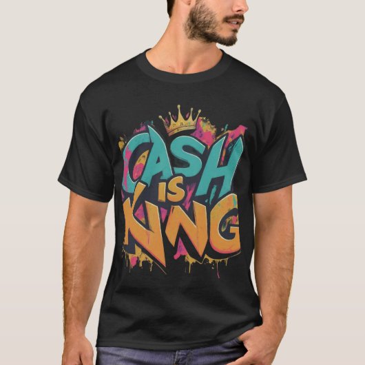 キャッシュはキング Tシャツ (正面)