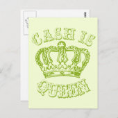 キャッシュは女王 ポストカード (正面/裏面)