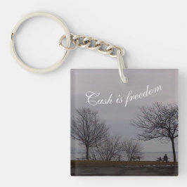 キャッシュはRoseWritesによる自由キーチェーン キーホルダー