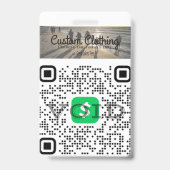 キャッシュアプリ&ベンモQRコード会社バッジ バッジ (Front)