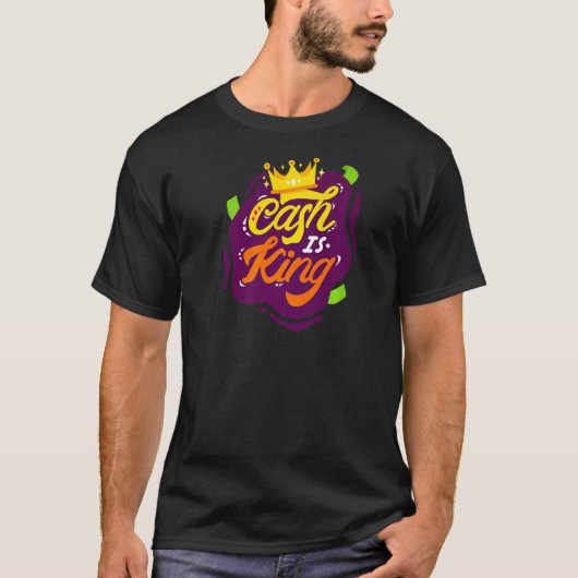 キャッシュコイン銀行勘定投資共有通貨P Tシャツ (正面)