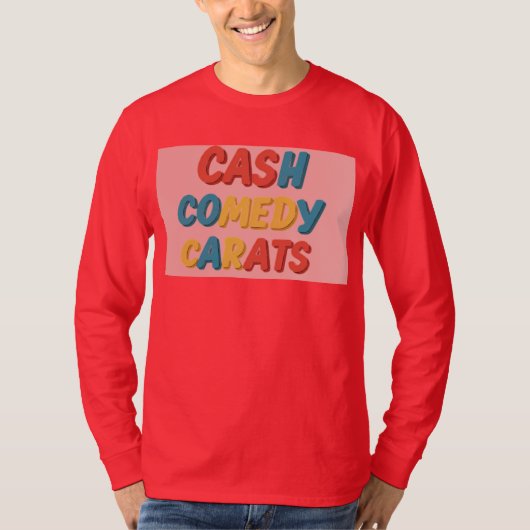 キャッシュコメディカラット Tシャツ (正面)
