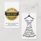 キャッシュバック金ゴールドスターブラックバナー 名刺 (正面/裏面)