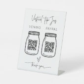 キャッシュヒント署名スモールビジネスマネースキャンQR G400 台座サイン (正面)