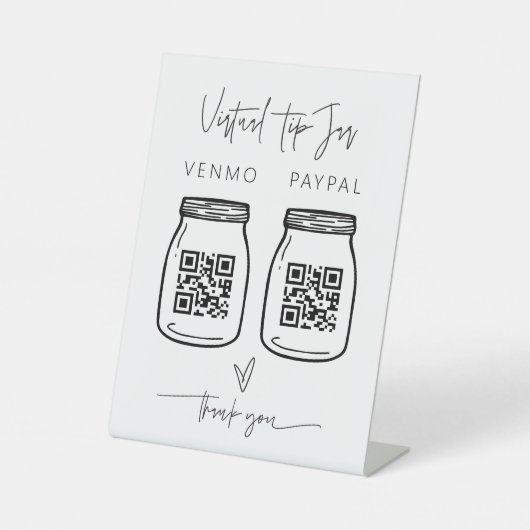 キャッシュヒント署名スモールビジネスマネースキャンQR G400 台座サイン (正面)