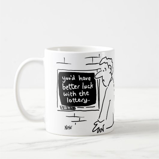 キャッシュポイントマシンアドバイス誕生日 コーヒーマグカップ (左)