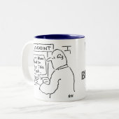 キャッシュポイント機与えアドバイス ツートーンマグカップ (正面左)