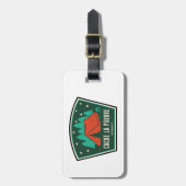 キャッシュラプードルワイルダネスコロラドキャンピング ラゲッジタグ (正面縦)