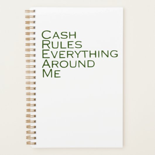 キャッシュルールのまわりにすべて プランナー手帳 (正面)