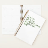 キャッシュルールのまわりにすべて プランナー手帳 (ディスプレー)