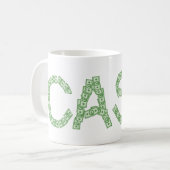 キャッシュワード コーヒーマグカップ (正面左)