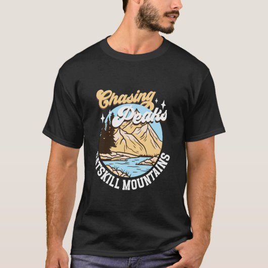 キャッシングピークス - キャットスキル山脈 Tシャツ (正面)