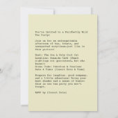 キャッスタイリッシュト海茶パーティー 招待状 (裏面)