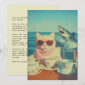 キャッスタイリッシュト海茶パーティー 招待状 (正面/裏面)