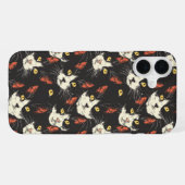 キャッスタイリッシュト顔 iPhoneケース (裏面横)