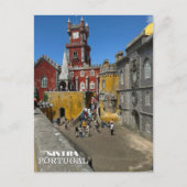 キャッスルかわいらしシントラポルトガル写真旅行 シーズンポストカード (正面)