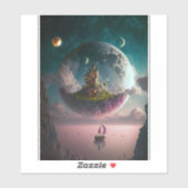 キャッスルインザムーンアートステッカー シール (シート)