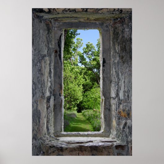 キャッスルウィンドウの錯覚がビューの効果を作成 ポスター (正面)