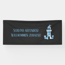 キャッスルウォーターカラーアートウェルカムバナー 横断幕