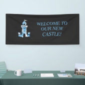 キャッスルウォーターカラーアートウェルカムバナー 横断幕 (トレードショー)
