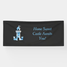 キャッスルウォーターカラーアートウェルカムバナー 横断幕