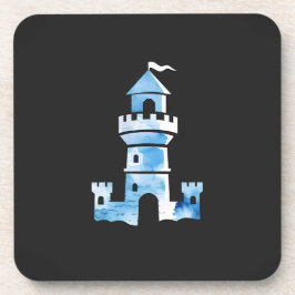 キャッスルウォーターカラーアート コースター