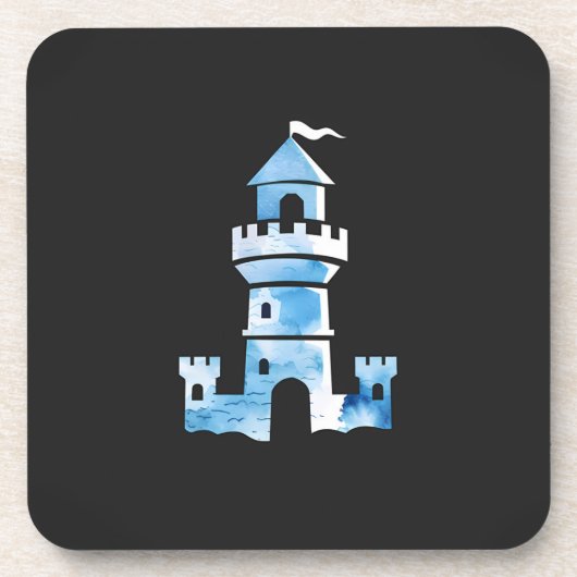 キャッスルウォーターカラーアート コースター (正面)