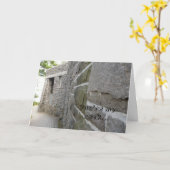 キャッスルウォールのお父さんのデイカード カード (黄色い花)